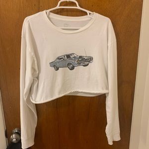 long sleeve vintage car shirt
